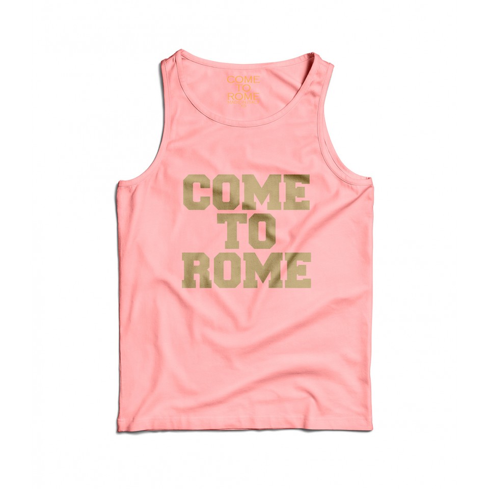 Come To Rome Pink Women T-Shirt